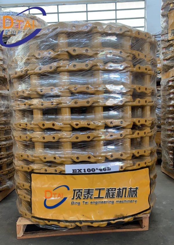 Excavator Undercarriage Spare Parts EX100 Track Chain Track Link Assembly