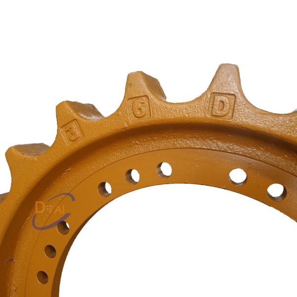 Drive Sprocket Undercarriage Spare Parts Excavator Chain And Sprocket Bulldozer / Excavator EC360
