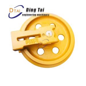 Factory Price Excavator Idler Roller Forging Idler Assy Excavator Undercarriage Parts Front Idler