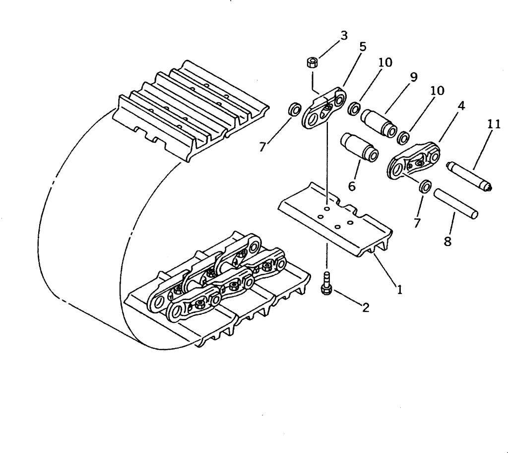 komatsu-track-shoe-grouser-types