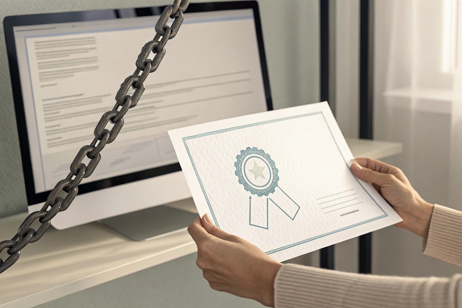 Request and review the latest copy of the certificate