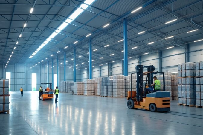 Efficient warehouse operations with forklifts