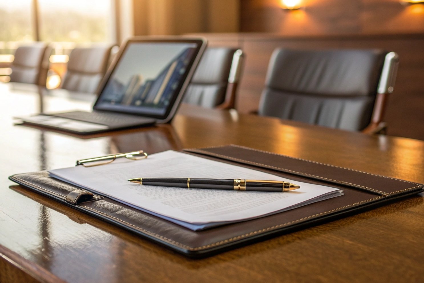 Global Logistics Port Terminal Industrial cargo port terminal at sunset with shipping containers and heavy lifting cranes.