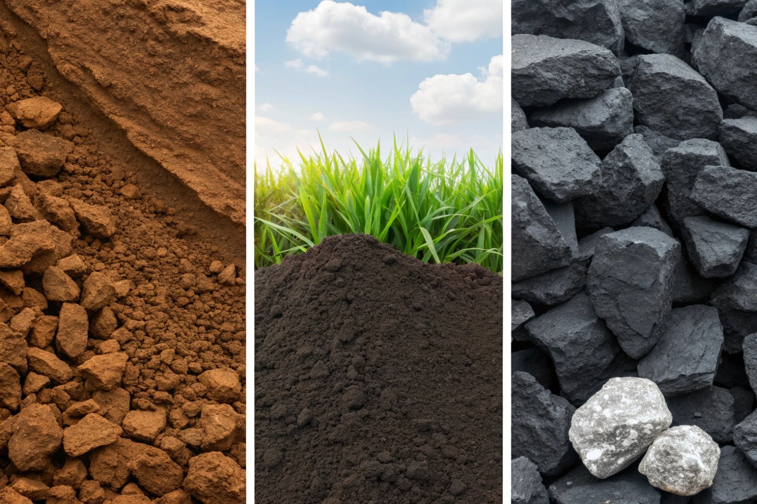 Comparison of different soil types.