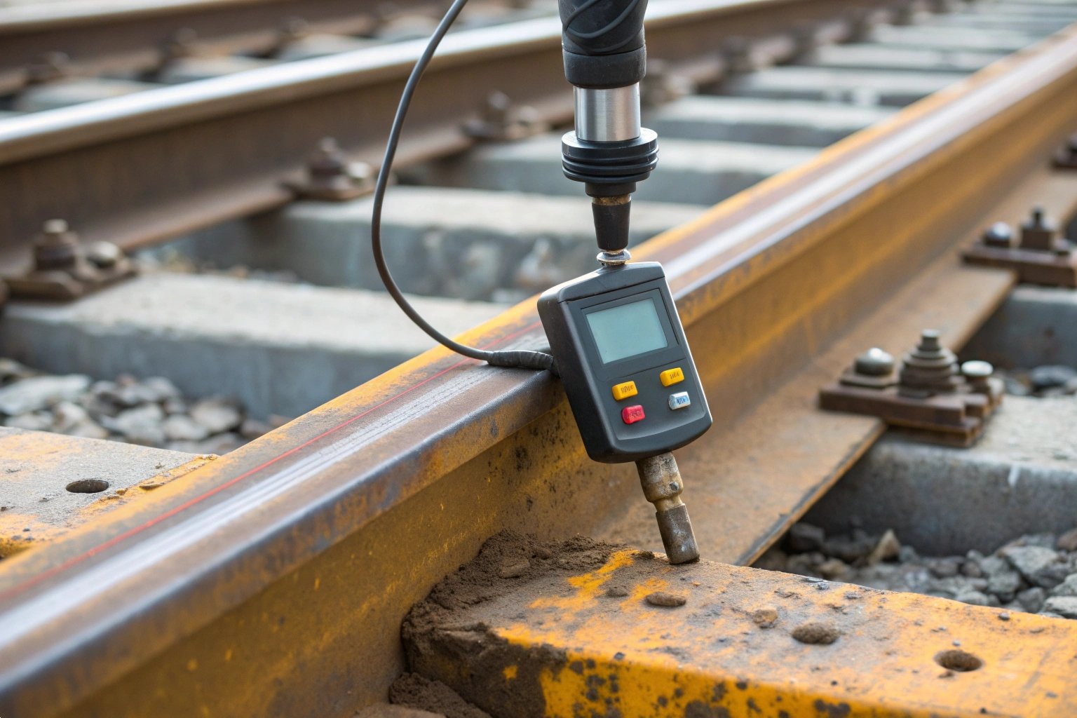 Precision Alignment Testing of Excavator Undercarriage Steel Track Components